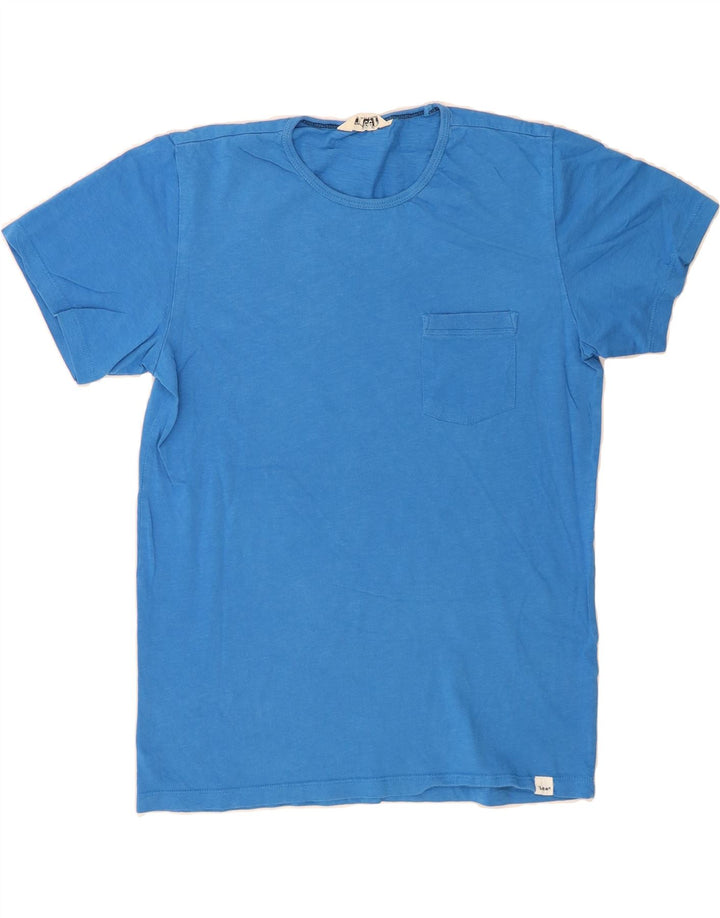 LEE Mens T-Shirt Top Small Blue Vintage Lee and Second-Hand Lee from Messina Hembry 