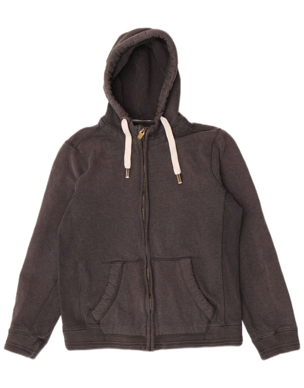 Fat Face Mens Zip Hoodie Sweater Large Grey Cotton
