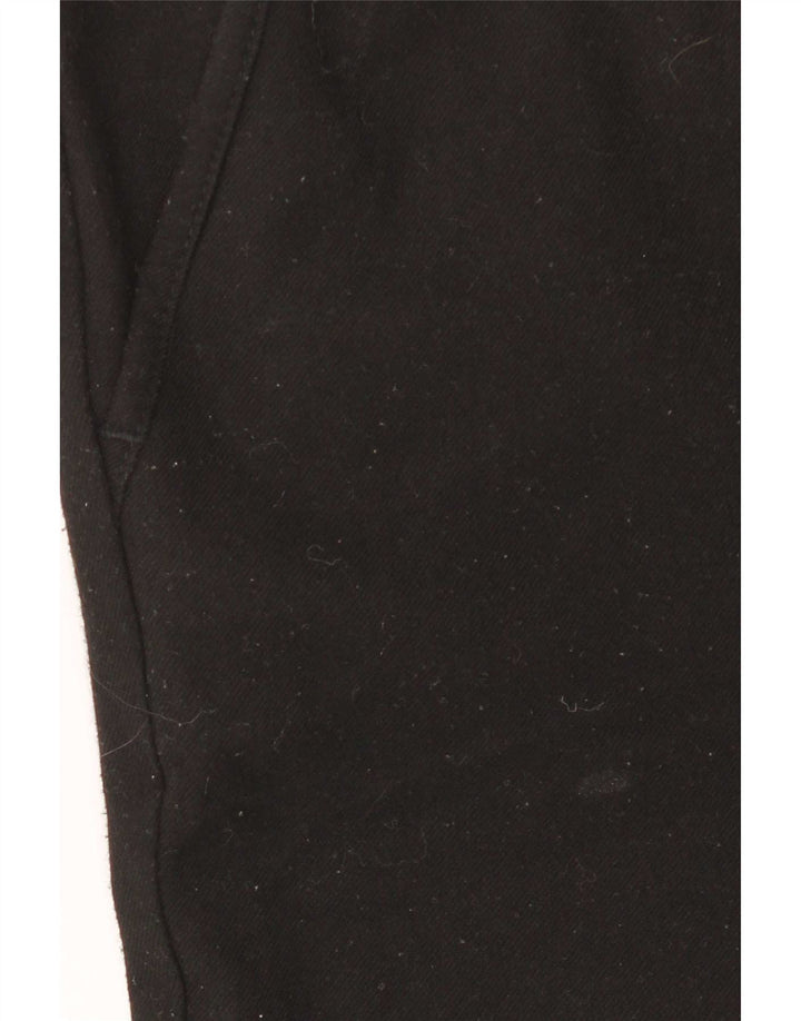 Zara Mens Tapered Chino Trousers Medium W31 L29 Black Polyester