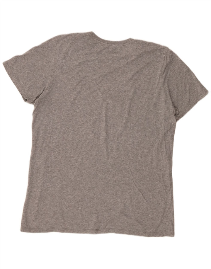 T-shirt grafica Nike da uomo con taglio atletico, taglia grande, grigia