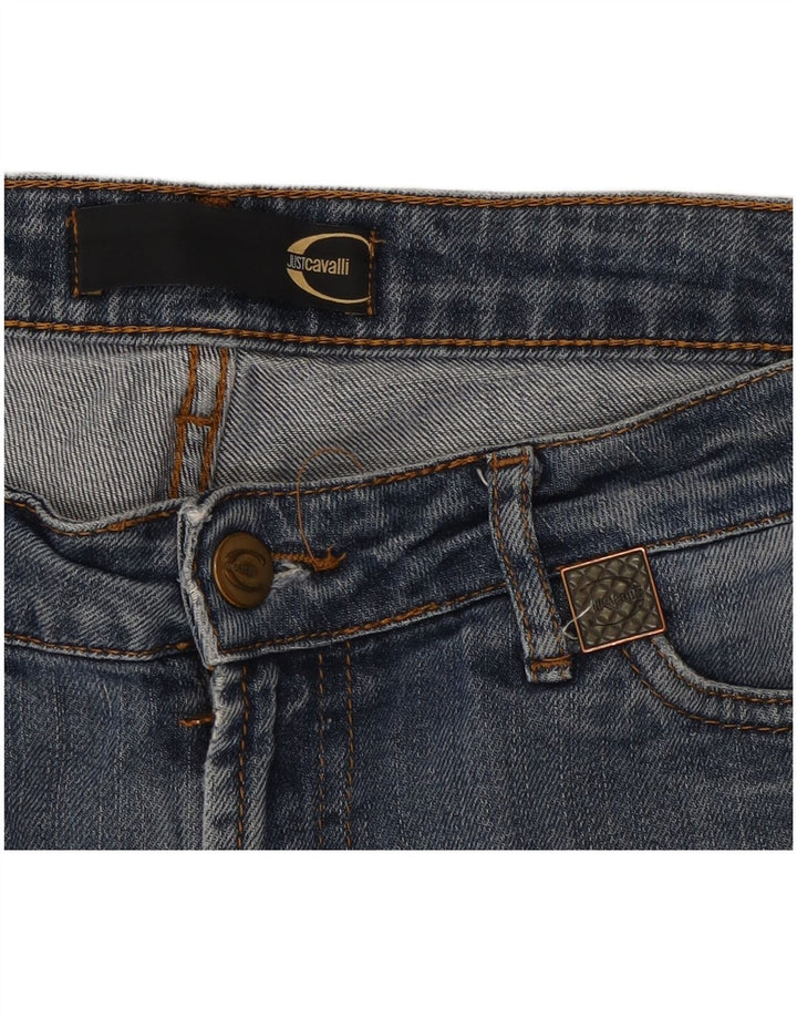 Just Cavalli Dame Slim Jeans W32 L35 Blå
