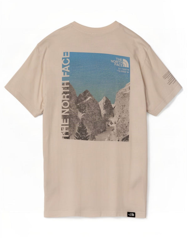 The North Face muška majica kratkih rukava s grafičkim motivima XS, bijeli pamuk