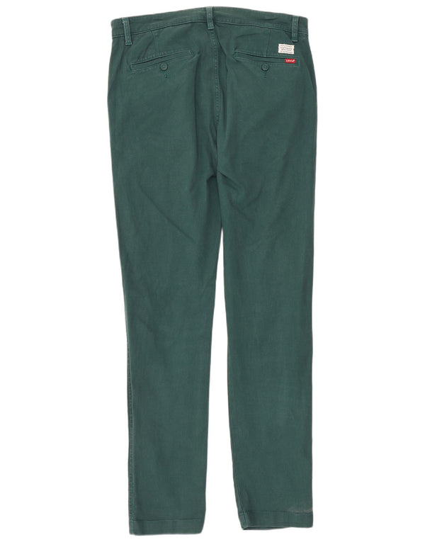 Pantaloni chino slim affusolati Levi's da uomo W34 L34 verdi
