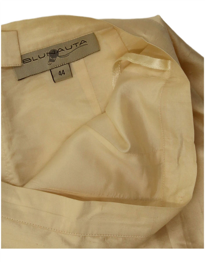 Blunauta lige nederdel til kvinder IT 44 Medium W28 Beige Acetate