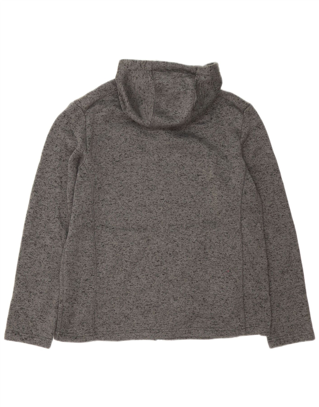 Mountain Warehouse Mens Zip Hoodie Sweater XL Grey Flecked Polyester