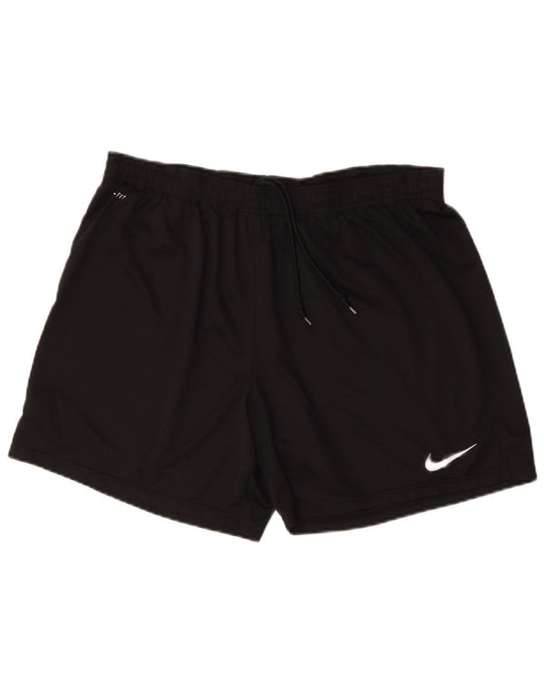 Pantaloncini sportivi Nike Dri Fit da donna XL poliestere nero
