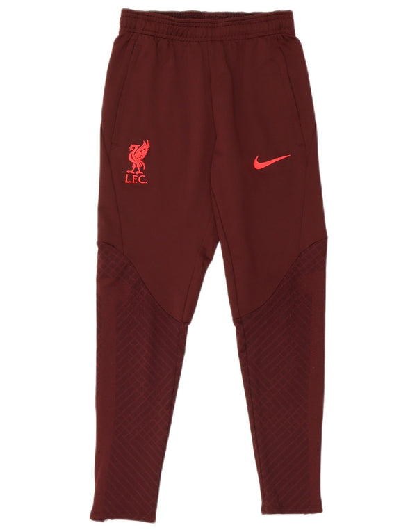 Nike Liverpool - Pantalones de chándal ajustados para niño, 8-9 años, pequeño, color burdeos