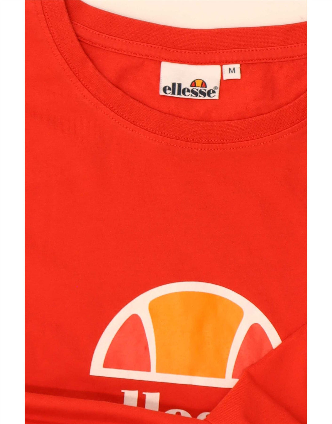 T-shirt grafica da uomo Ellesse Top rosso medio color block