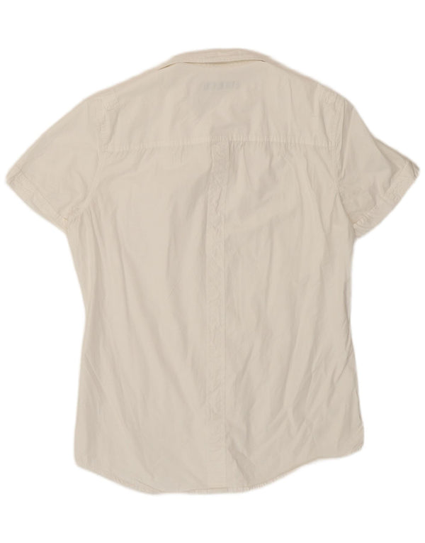 Camicia a maniche corte da uomo Calvin Klein Jeans Large bianca