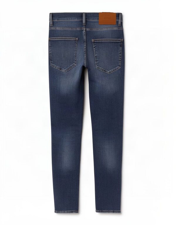 Zara Herren Skinny Jeans EU 42 Large W32 L28 Blaue Baumwolle