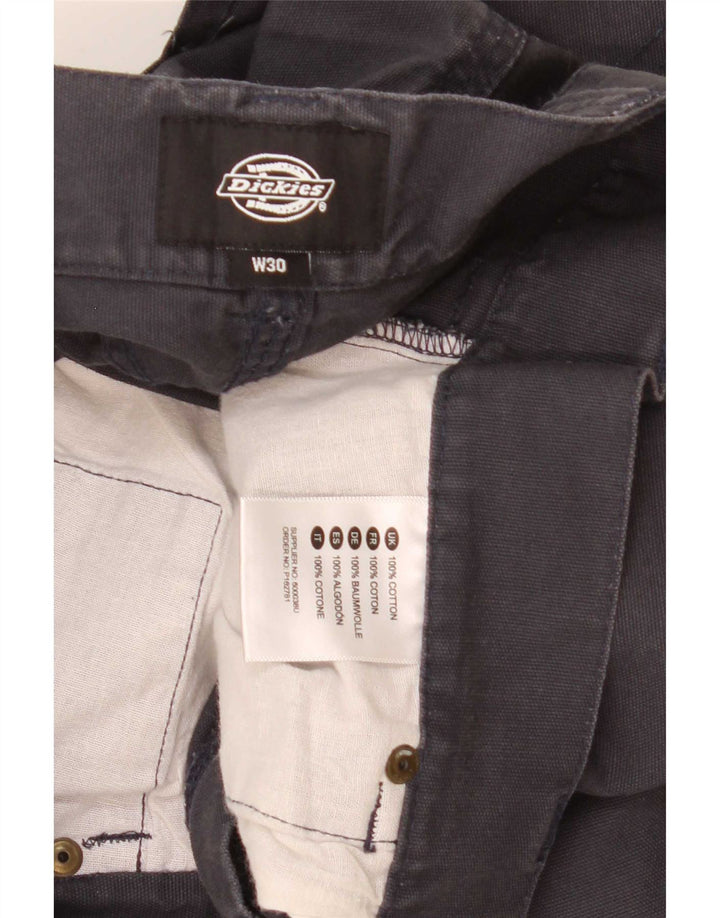 Dickies Mens Casual Shorts W30 Medium Navy Blue Cotton