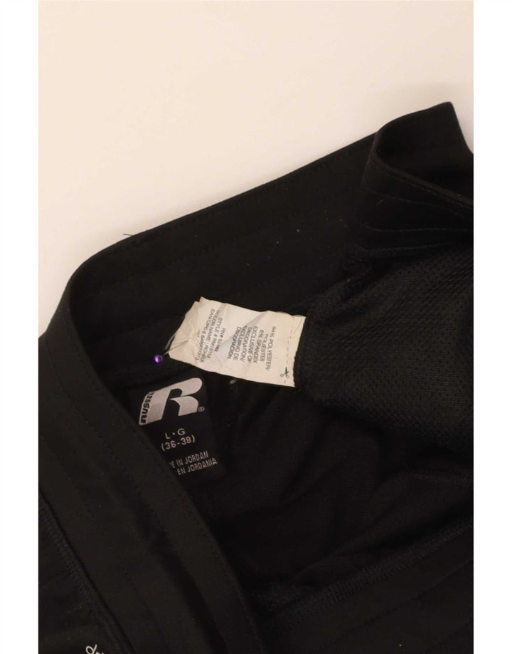 Russell Athletic Mens Dri-Power Sport Shorts Large Black Polyester