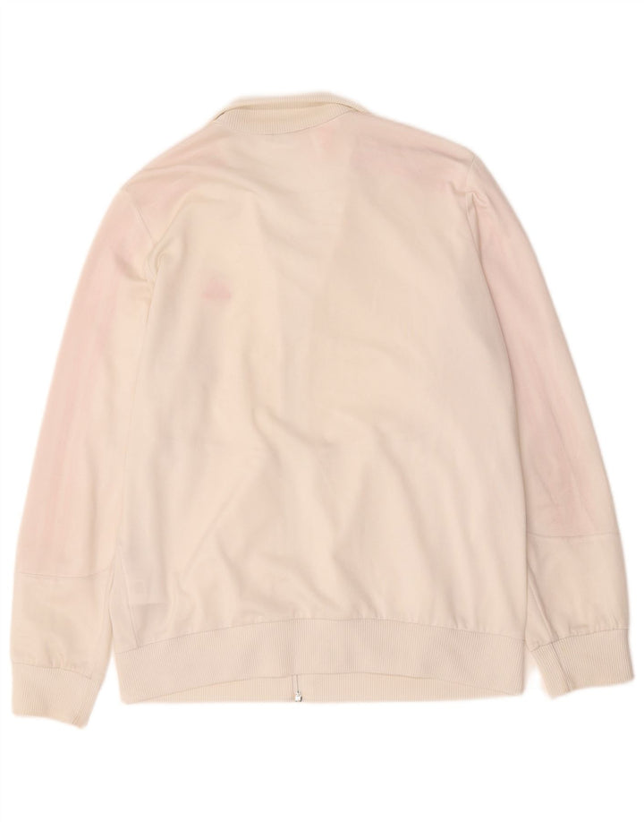 Adidas Girls Tracksuit Top Jacket 13-14 Years White Polyester