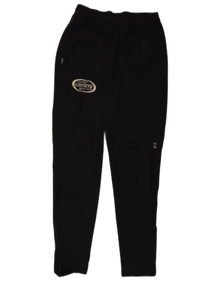 Pantaloni da tuta con grafica da uomo Under Armour, poliestere nero medio