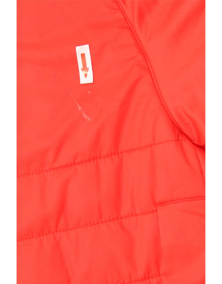 PUMA Girls Padded Jacket 9-10 Years Red Polyester