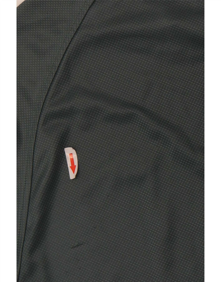 Camiseta masculina Nike Top médio verde colorblock poliéster