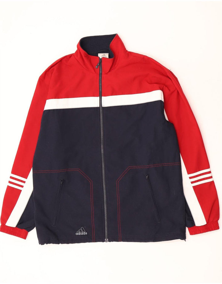 Giacca da tuta da uomo Adidas UK 40/42 Medium multicolore Colourblock