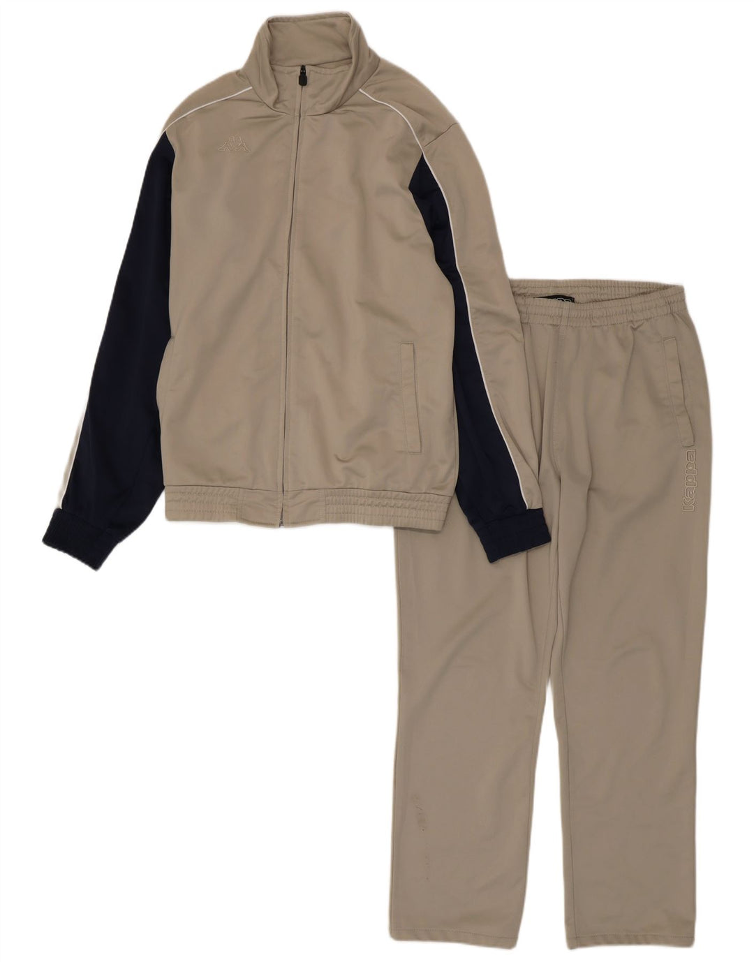 Kappa fuld træningsdragt til mænd Medium Beige Colourblock Polyester