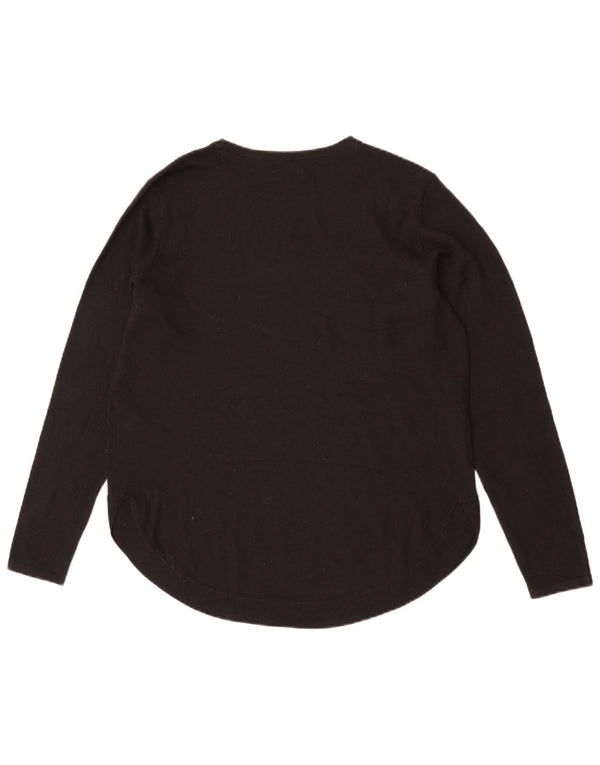 Fat Face Dame Boat Neck Jumper Sweater UK 12 Medium Sort Polyester