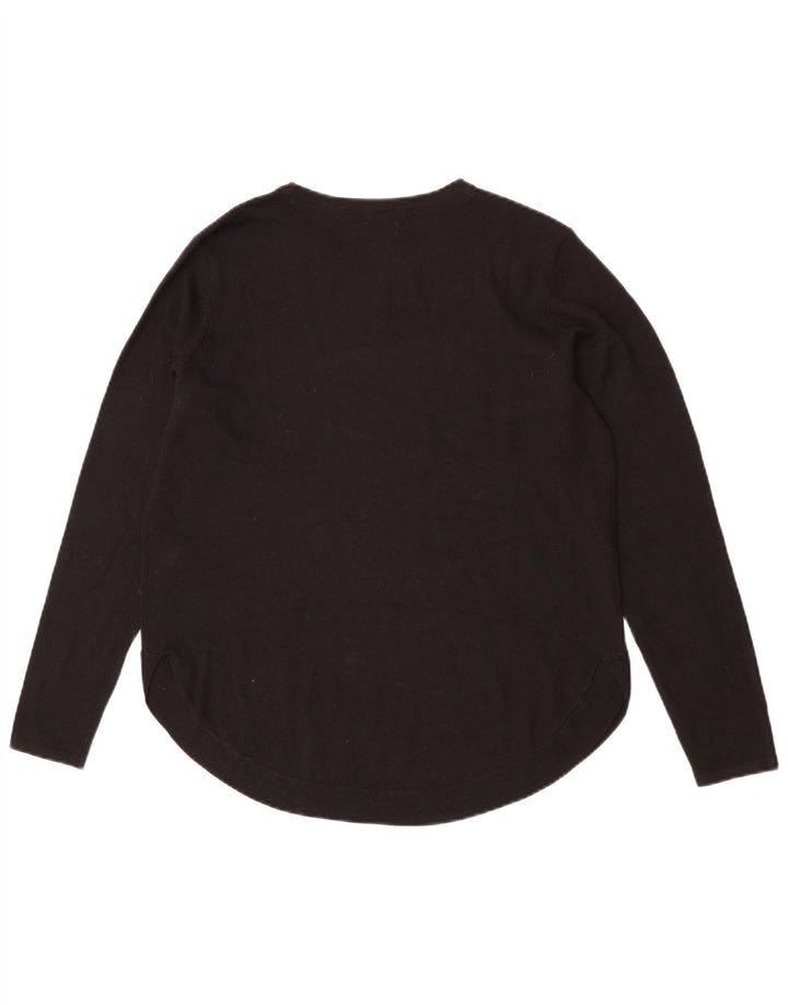 Fat Face Dame Boat Neck Jumper Sweater UK 12 Medium Sort Polyester
