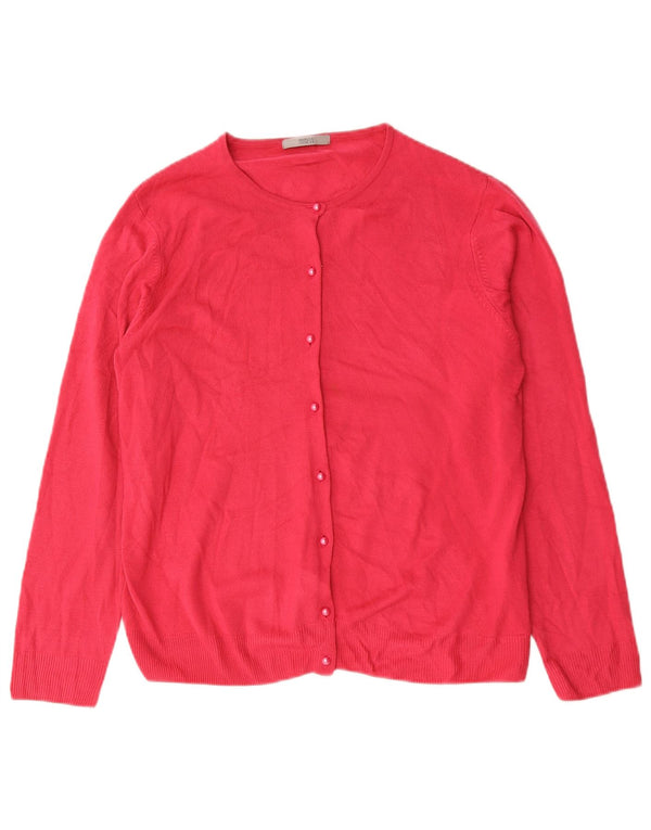 Marks & Spencer ženski kardigan pulover UK 18 XL ružičasti akril