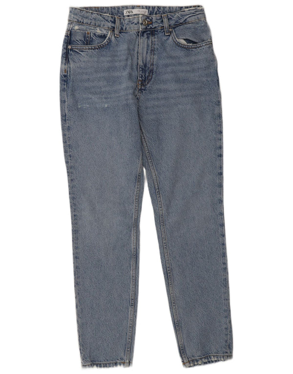 Zara Womens Distressed Skinny Jeans EU 36 XS W26 L30 Blue