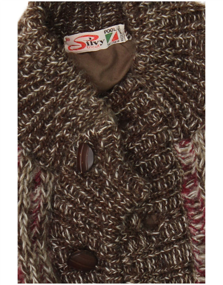 Silvy Herre Strik Bomber Jacket IT 50 Large Brown Flecked