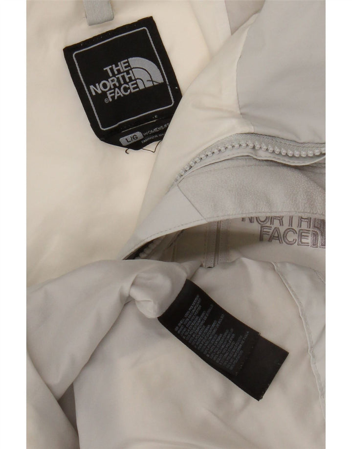 The North Face Regnjakke til kvinder UK 16 Large White Colourblock Polyester