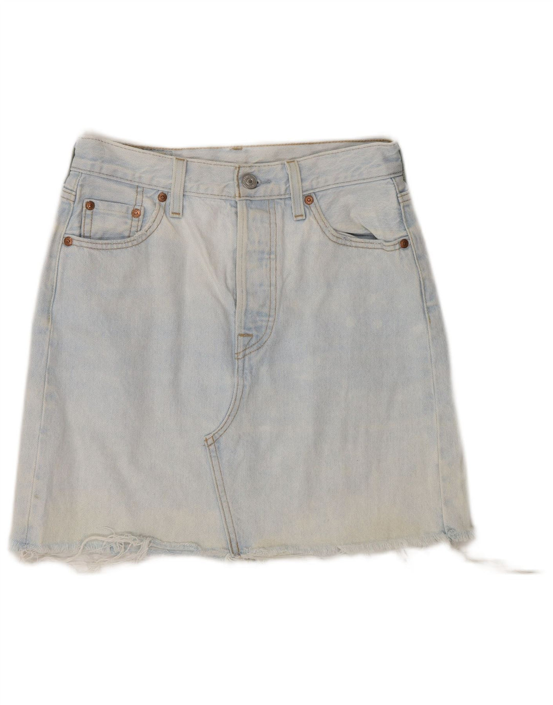 Levi's Dame Denim Nederdel W26 Lille Blå