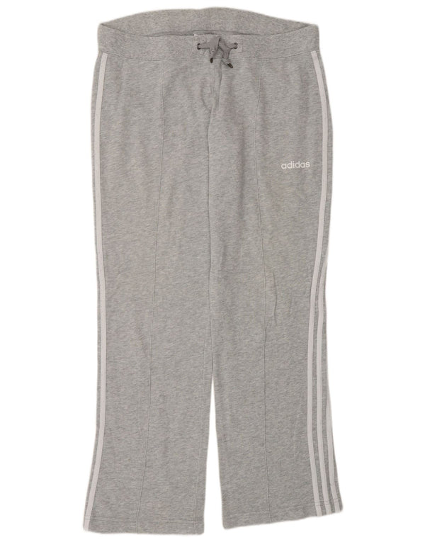 Pantaloni della tuta da donna Adidas UK 14 cotone grigio medio