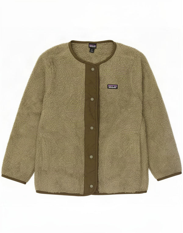 Patagonia Girls Fleecejakke 9-10 år Medium Khaki Polyester