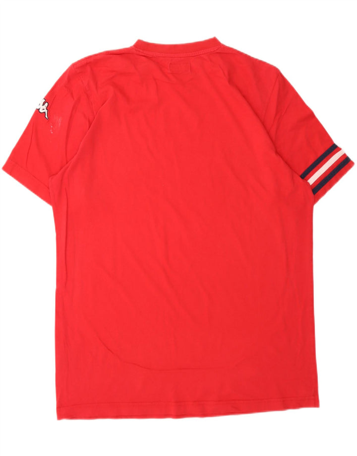 KAPPA Mens Graphic T-Shirt Top Large Red Cotton Vintage Kappa and Second-Hand Kappa from Messina Hembry 