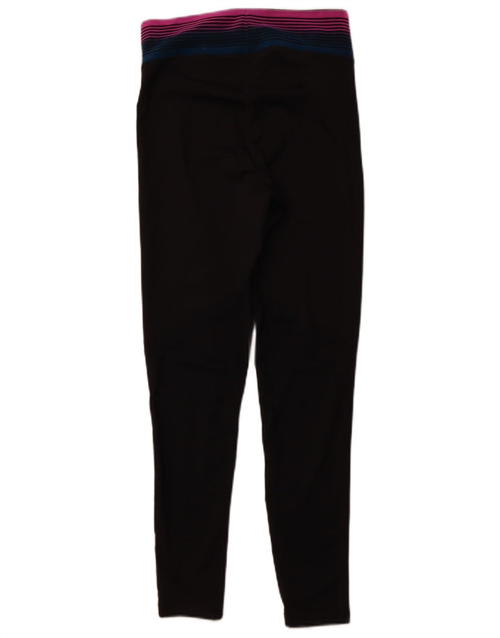 Leggings grafici pentru femei NIKE UK 12 Poliester mediu negru