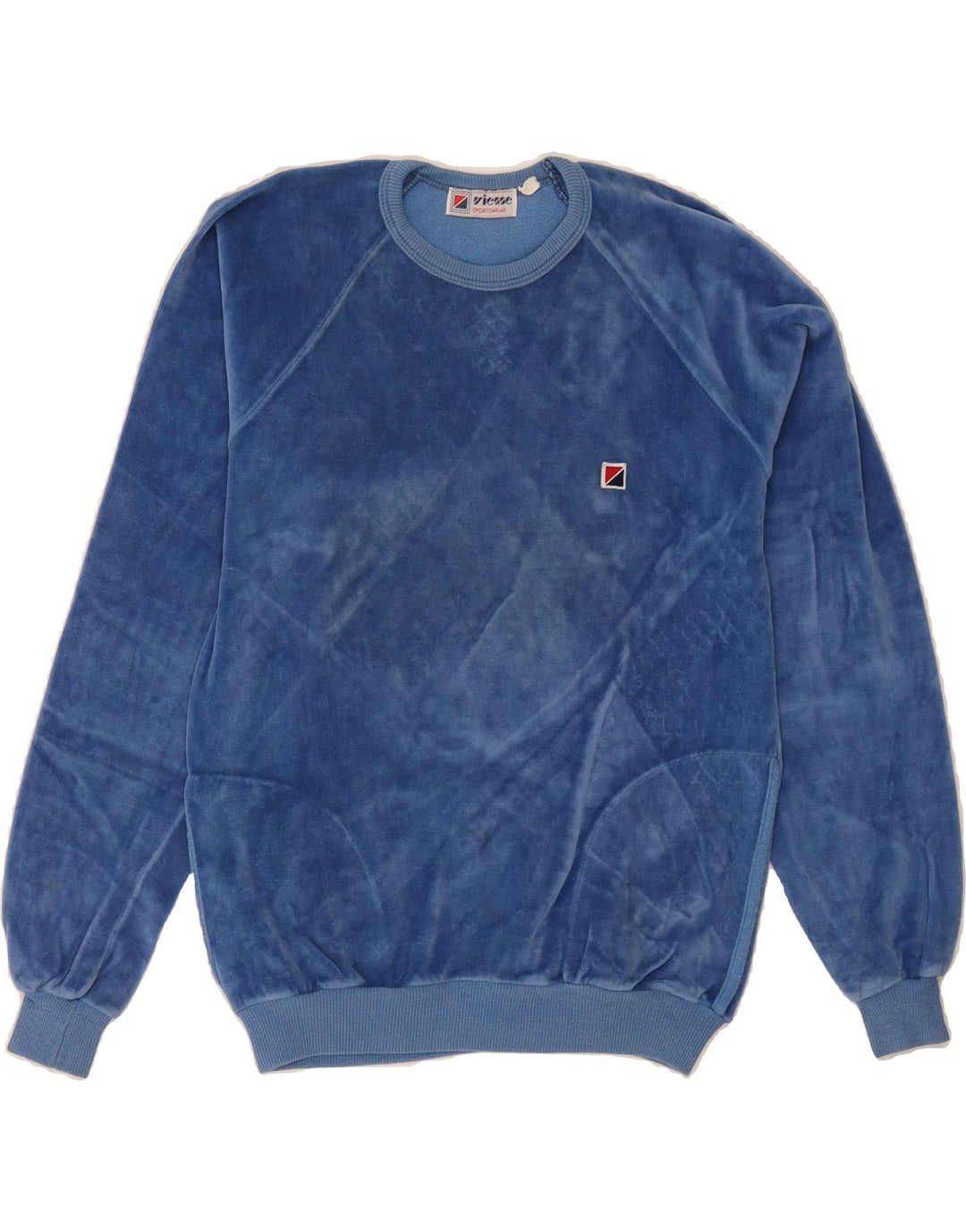 OVIESSE Womens Sweatshirt Jumper UK 14 Medium Blue Vintage Oviesse and Second-Hand Oviesse from Messina Hembry 