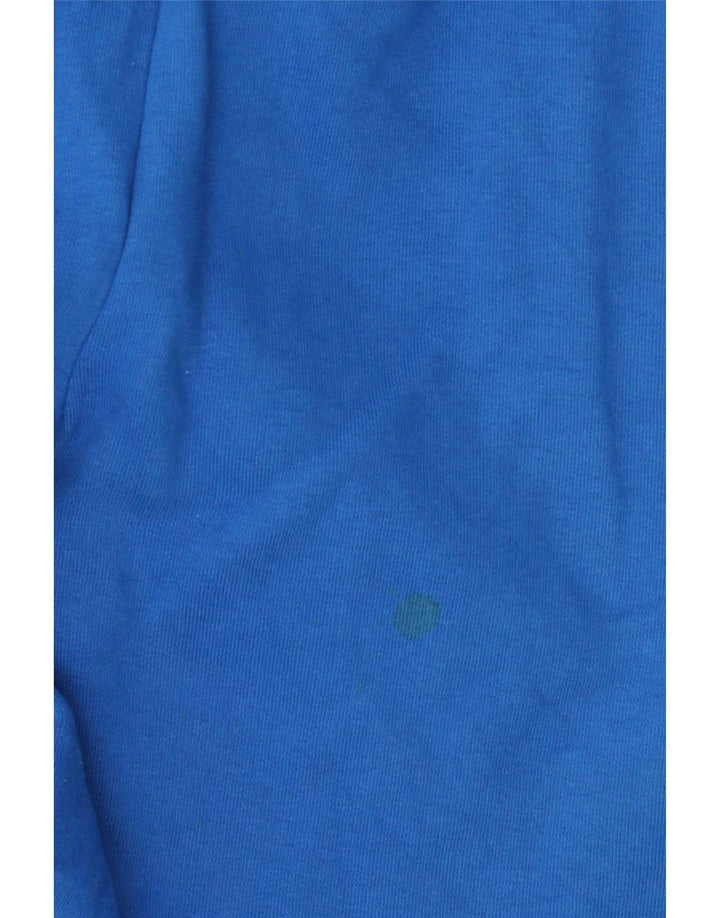 Ellesse Mens Graphic Tracksuit Trousers Joggers Medium  Blue Cotton