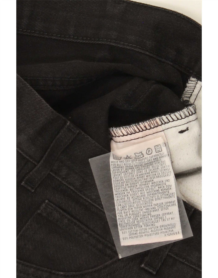 Levi's Womens Straight Jeans W32 L28 Black Cotton