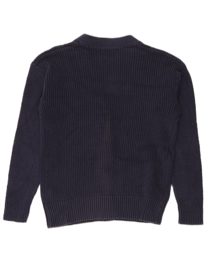 Marks & Spencer Damen-Strickjacke in Übergröße, Gr. 10, Größe S, Marineblau