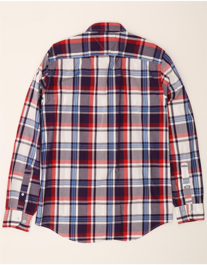 Tommy Hilfiger Mens New York Fit Shirt Medium Multicoloured Check Cotton