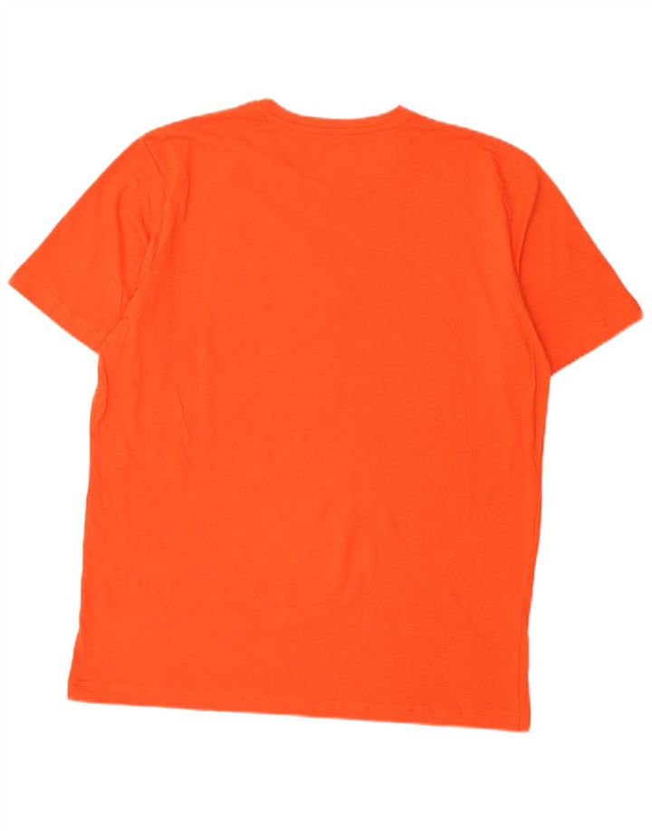 Kappa T-Shirt Graphique Homme Large Orange