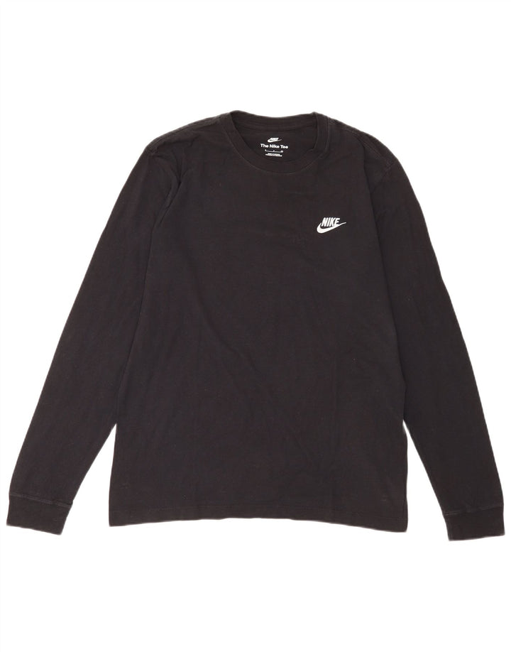 Nike Mens Top Long Sleeve Small Black