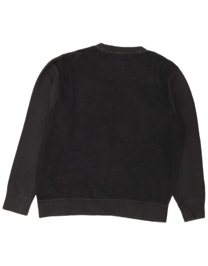Nike Mens Graphic Sweatshirt Jumper Medium Black Cotton