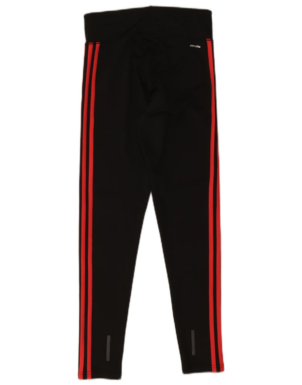 Adidas Womens Climalite Leggings UK 8/10 Small Black Polyester