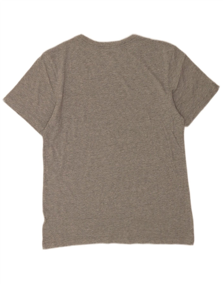 Nike Mens Graphic T-Shirt Top Small Grey Flecked