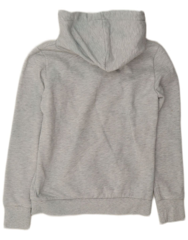 Felpa con cappuccio grafica da donna Superdry UK 10 Small Cotone chiazzato grigio
