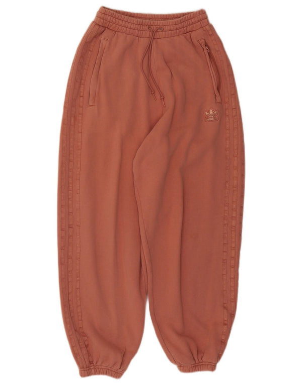 Adidas Pantalon de survêtement pour femme Joggers UK 4 XS Rose Coton