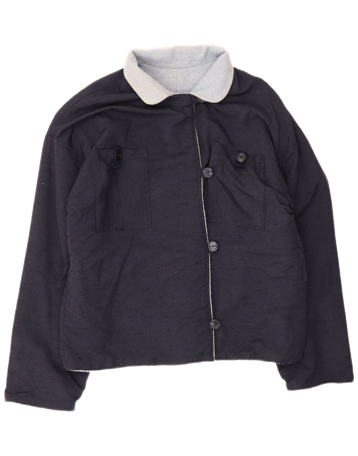 Jaqueta utilitária feminina uniforme UK 18 XL azul marinho