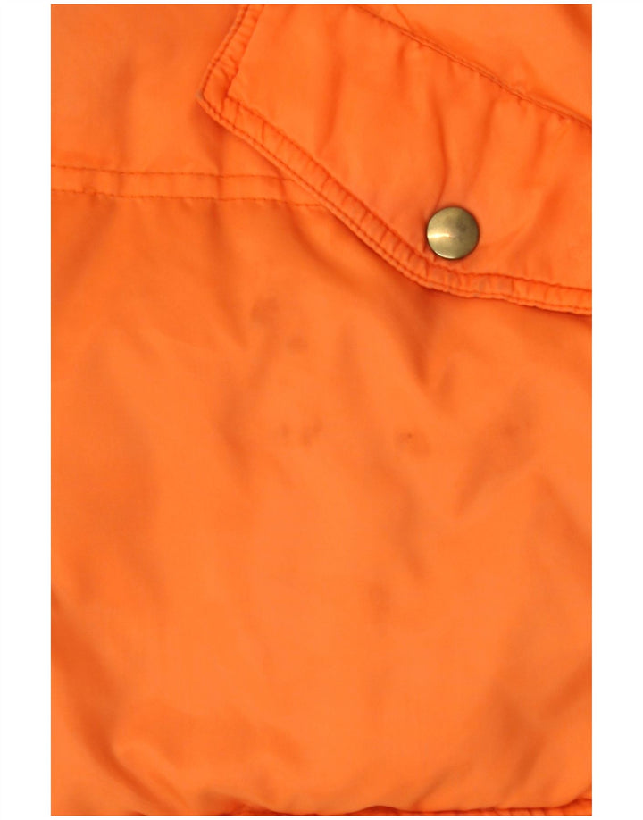 Cacao Herren Wattierte Jacke UK 40 Large Orange