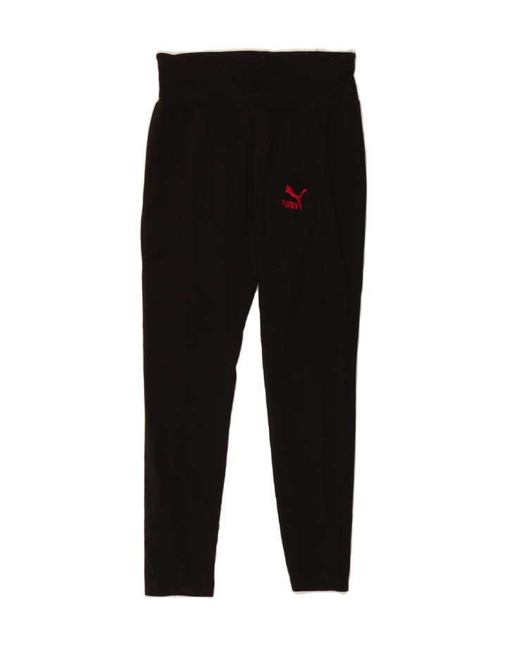 PUMA Womens Leggings UK 10 Small  Black Vintage Puma and Second-Hand Puma from Messina Hembry 
