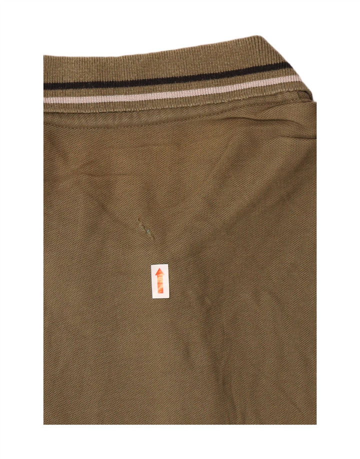 LOTTO Mens Polo Shirt Small Khaki
