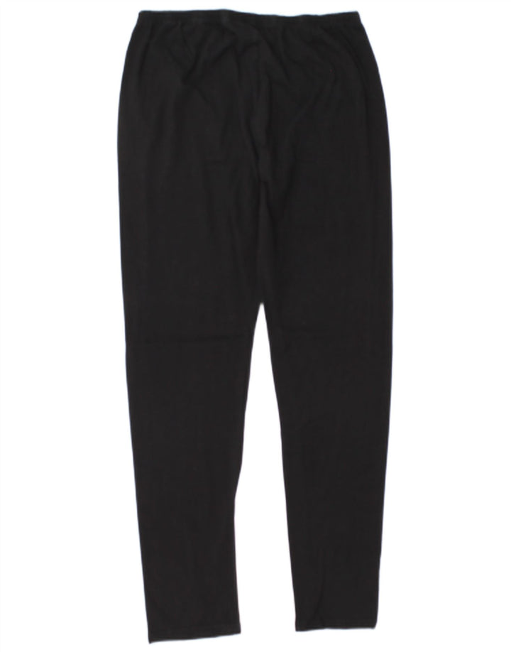 UMBRO Womens Leggings UK 18 XL  Black Cotton